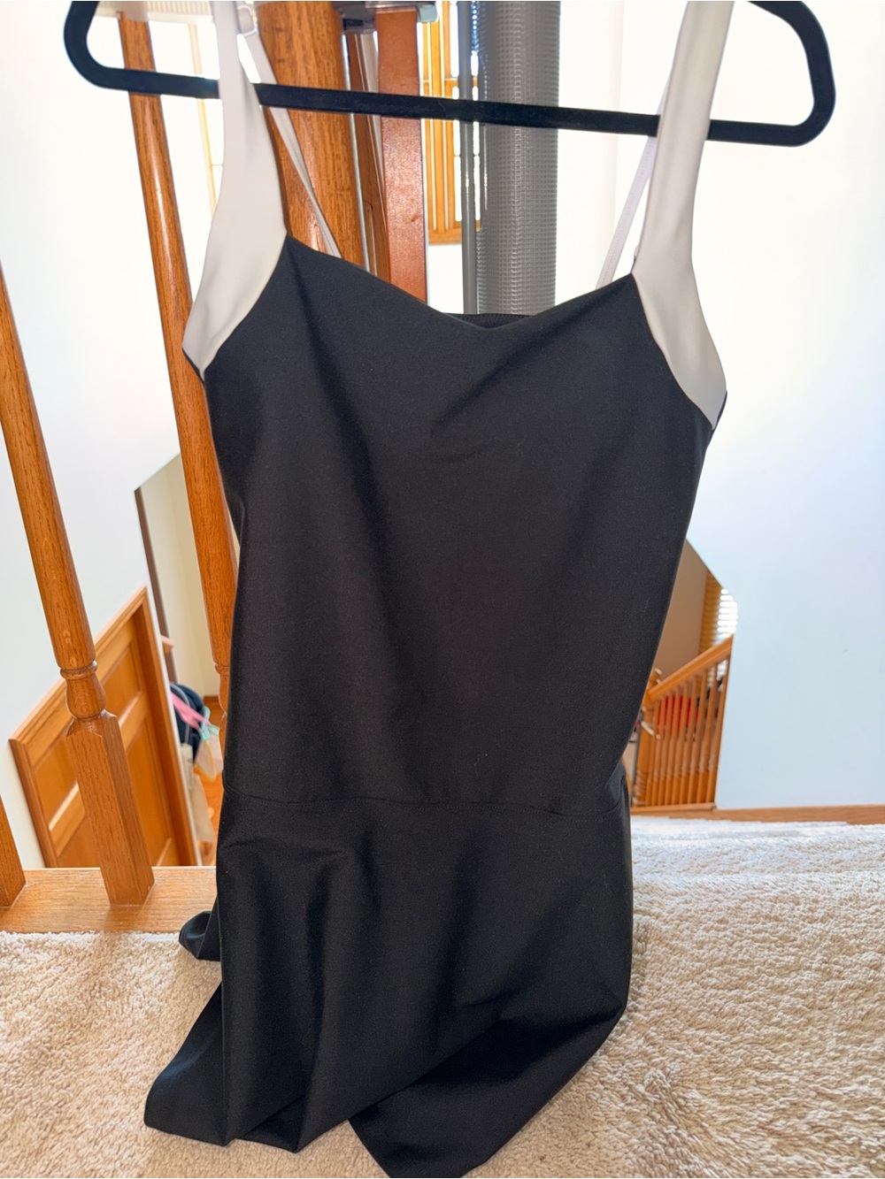 Abercrombie & Fitch YPB sculpt lux Black Tennis Dress built in shorts Size  L